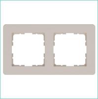 Рамка 2-м G-Flex тауп Jasmart G1102T