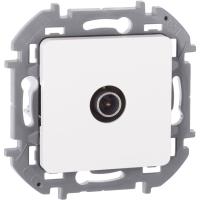 Розетка телевизионная TV Inspiria 2дБ 0-2400мГц с топологией "звезда" механизм бел. IEK 673850