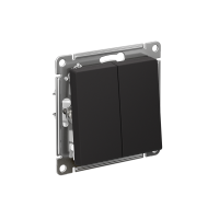 Выключатель 2-кл. AtlasDesign (сх. 2) 10А с самовозвратом механизм карбон SE ATN001017