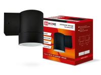 Светильник НБУ ЦИЛИНДР-1xGX53-BL 16Вт IP54 230В уличный настен. односторон. под лампу 1хGX53 алюм. черн. IN HOME 4690612023519