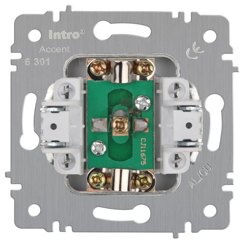 Розетка телевизионная одиночная TV СП Accent 6-301-01 IP20 бел. Intro Б0063601