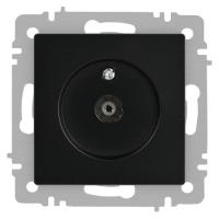 Розетка телевизионная одиночная TV СП Accent 6-301-05 IP20 антрацит Intro
