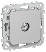 Розетка телевизионная оконечная СП FLITE РТВм-1-1-1-ФлА тип M экранир. механизм алюм. IEK FI-A13-O-K47