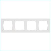 Рамка 4-м G-Flex бел. глянцевый Jasmart G1104W