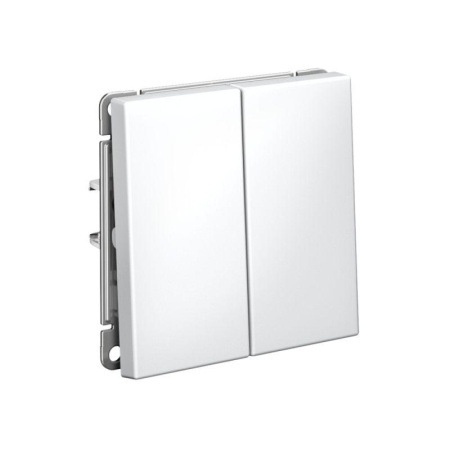 Переключатель 2-кл. ArtGallery 10AX быстрозажим. клем. механизм лотос SE GAL001365S