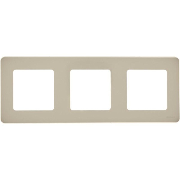 Рамка 3-м Inspiria сл. кость IEK 673951
