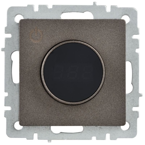 Термостат электронный с индик. BRITE СП IP20 ТС10-1-БрТБ темная механизм бронза IEK BR-RT11-K45