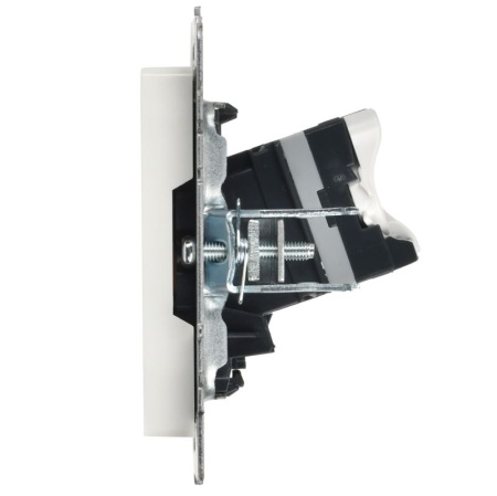 Розетка компьютерная СП RJ45 кат.5E BRITE РК10-БрБ механизм бел. IEK BR-K10-1-K01