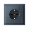 Розетка ArtGallery 16А с заземл. со шторками быстрозажим. клем. механизм грифель SE GAL000745S