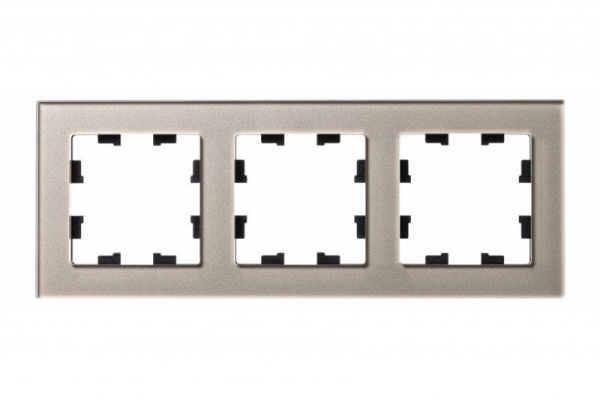 Рамка 3-м AtlasDesign Nature стекло шампань SE ATN320503