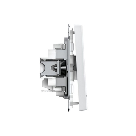 Выключатель 1-кл. ArtGallery 10AX с подсветкой быстрозажим. клем. механизм бел. SE GAL000113S