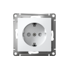 Розетка AtlasDesign 16А с заземл. защ. шторки быстрозажим. клем. механизм бел. SE ATN000145S