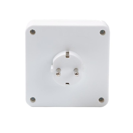 Разветвитель 4-м квадрат с заземл. 16А 3500Вт 250В бел. DОМТОК 2661