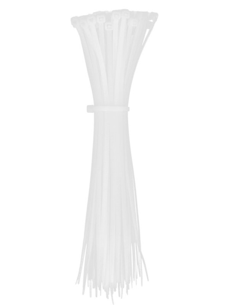 Хомут кабельный 2.5х150 нейл. бел. (уп.100шт) IEK UHH31-D025-150-100