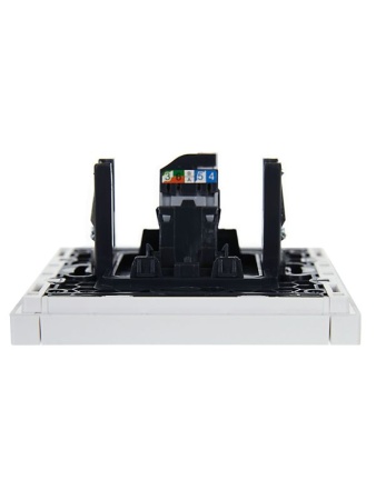 Розетка компьютерная RJ45 кат.5E FORTE&PIANO FP232 бел. IEK FP-K10-1-K01