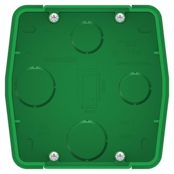 Коробка монтажная СП Blanca для силовых розеток зел. SE BLNMK000001