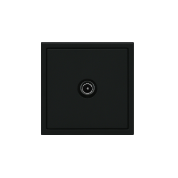 Розетка телевизионная оконечная TV ArtGallery 1дБ механизм карбон SE GAL001091