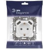 Розетка Elegance 14-4109-01М 16A 250В 2P+E защ. штор. с 2xUSB 3А 5В матов. бел. Эра Б0065773