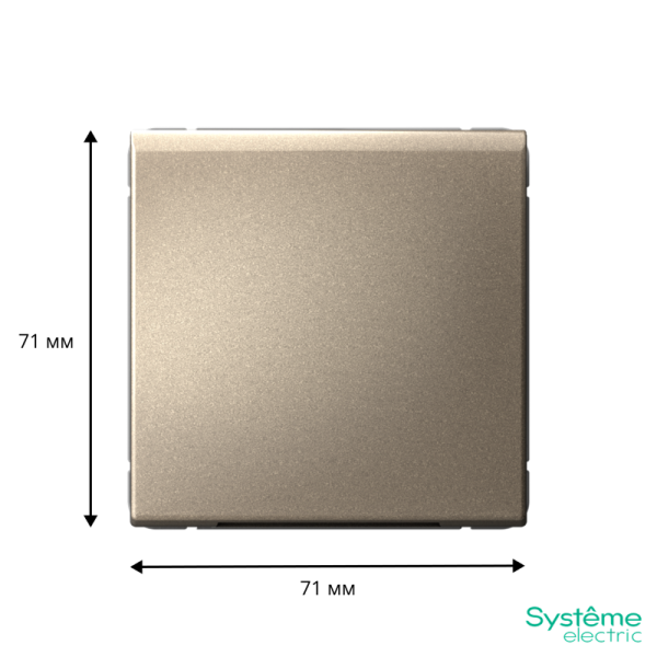 Вывод кабеля ArtGallery механизм шампань SE GAL000599