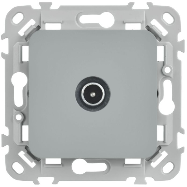 Розетка телевизионная оконечная СП FLITE РТВм-1-1-1-ФлС тип M экранир. механизм сер. IEK FI-A13-O-K03