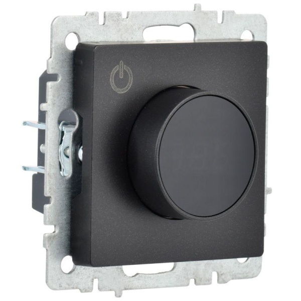 Термостат электронный с индик. BRITE СП IP20 ТС10-1-БрЧ механизм черн. IEK BR-RT11-K02