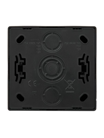 Розетка компьютерная.1-м ОП RJ45 LETO черн. бархат LEZARD 752-4200-139