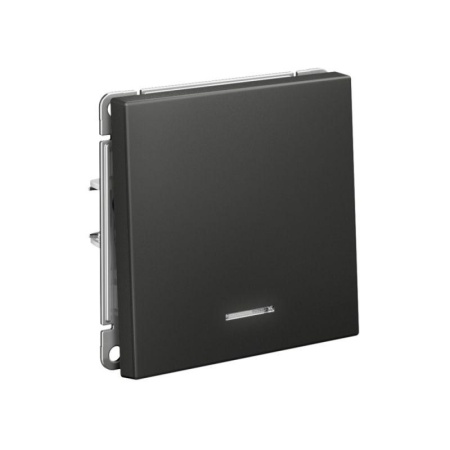 Выключатель 1-кл. ArtGallery 10AX с подсветкой быстрозажим. клем. механизм базальт SE GAL001413S