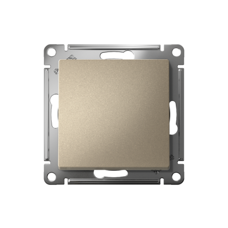 Переключатель проходной 1-кл. СП AtlasDesign 10А IP20 (сх. 6) 10AX механизм шампань SE ATN000561