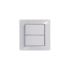 Выключатель 2-кл. СП Glossa 10А IP20 (сх. 5) 10AX механизм бел. SE GSL000151