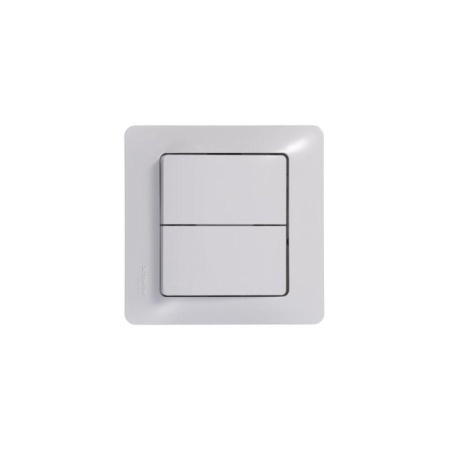 Выключатель 2-кл. СП Glossa 10А IP20 (сх. 5) 10AX механизм бел. SE GSL000151