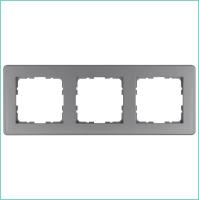 Рамка 3-м G-Flex алюм. Jasmart G1103S