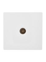 Розетка оконечная TV 1-м ОП LETO бел. LEZARD 752-0200-130