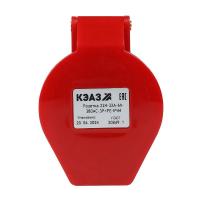 Розетка кабельная 224 32А 380AC 3P+PE 6ч IP44 КЭАЗ 222752