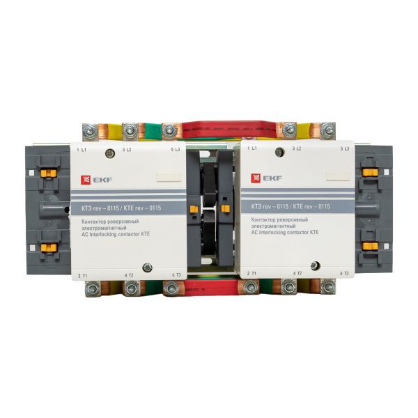 Контактор реверсивный КТЭ 115А кат. 230В AC 2НО EKF ctr-b-r-115