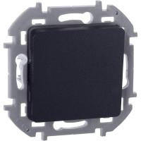 Переключатель 1-кл. Inspiria 10А IP20 250В 10AX механизм антрацит IEK 673653