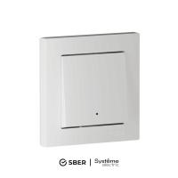 Выключатель 1-кл. AtlasDesign Smart 10А (сх. 1) L+N с подсветкой Zigbee механизм бел. SE ATN000113Z