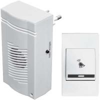 Звонок беспроводной Комфорт 32 мелодии 100м блок звонка вставляется в электрич. розетку 220В МОНОМАХ КМ-01С