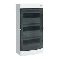 Щит распределительный навесной Unix 3х12мод. IP41 прозр. дверь PROxima EKF ux-3x12-n