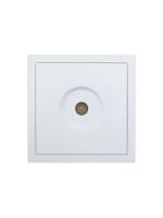 Розетка ТВ оконечная СП ZIMA IP20 бел. LEZARD 704-0288-130