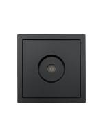 Розетка ТВ оконечная СП ZIMA IP20 черн. бархат LEZARD 704-4288-130