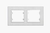 Рамка 2-м Karea LINE STAR жемчуж. Makel 86100702