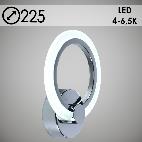 Бра MX10025/1 CR хром LED 14W 4000-6500K d225, HN20