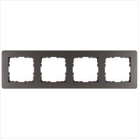 Рамка 4-м G-Flex мокко Jasmart G1104Z