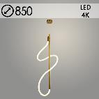 Люстра 5373/1000 COP бронза 34W LED 4200K d850, GNV23