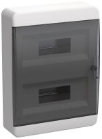 Корпус ЩРН-П-24 TEKFOR IP41 черн. прозр. дверь пластик. IEK TF5-KP12-N-24-41-K01-K03