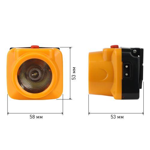 Фонарь аккумуляторный налобный TG1 1LED яркий аккум. 4В 0.5А.ч ЗУ 220В Трофи Б0053033