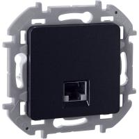 Розетка компьютерная Inspiria RJ45 кат.5E UTP антрацит IEK 673828