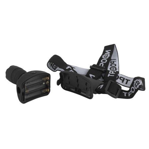 Фонарь GB-301 налобный 3Вт 3хААА карт. упак. Трофи Б0030187