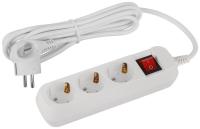 Удлинитель 3х3м с заземл. с выкл. ПВС 3х1 UDL-16-330-ES Greenline Эра Б0065056