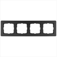 Рамка 4-м G-Flex антрацит Jasmart G1104B